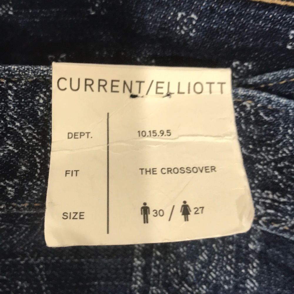 🎁 Current/Elliott Unisex Straight Leg Jeans - Picture 9 of 9